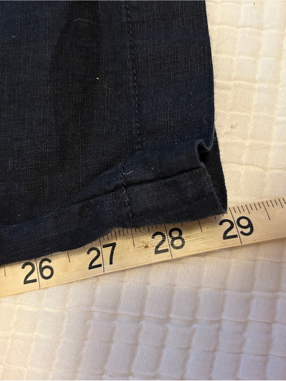 Athleta Cabo Wide Leg Linen Pants in Black - Picture 2 of 8